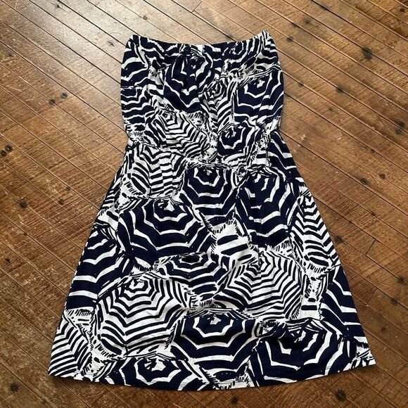 Lilly Pulitzer Oh Cabana Boy strapless Atwood S dress - Picture 3 of 5